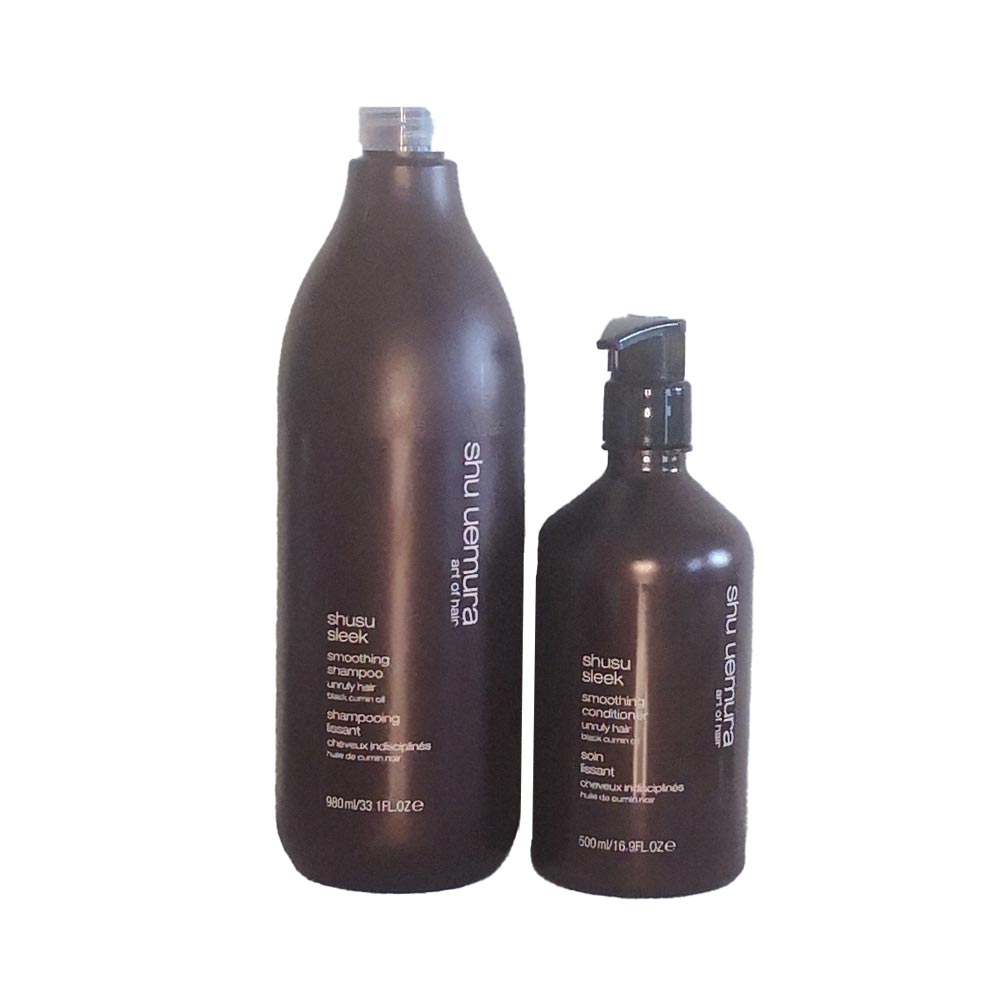 Shu Uemura, Pack Shampoo & Smoothing Conditioner Shusu Sleek - 500 ml